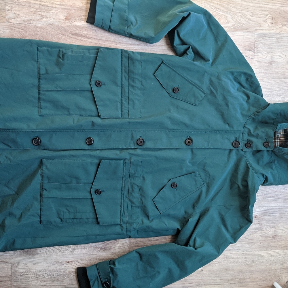Pendleton Spokane Heritage Rain Parka Jacket XL Forest Green - Picture 8 of 12